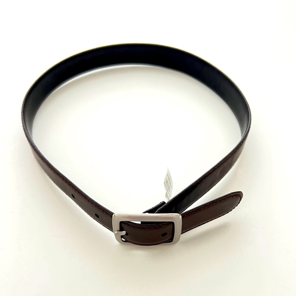 Gymboree Kid Boy Leather Reversible Brown & Black Belt